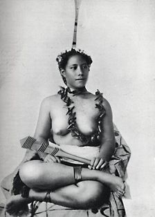 A maid of the village, Suenga, Samoa, 1902