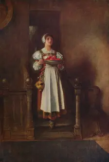 A Maid of the Hostel c1800. Artist: William John Wainwright