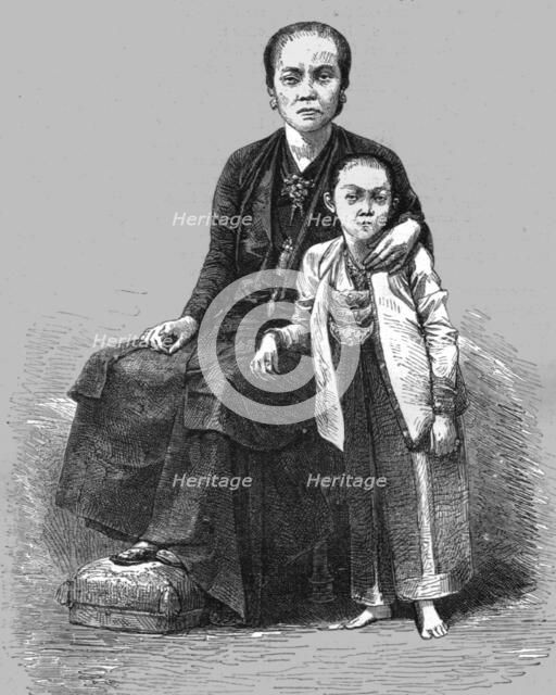 'A Malay Princess; A Visit to Borneo', 1875. Creator: A.M. Cameron.