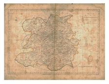 A Map of Shropshire, c1788. Artists: John Haywood, Edward Sudlow