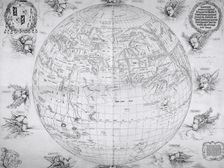 A map of the world, 1515. Creators: Albrecht Durer, Johann Stabius
