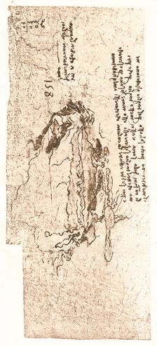A map representing the Mediterranean Sea, c1472-c1519 (1883). Artist: Leonardo da Vinci