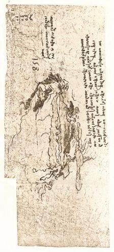 A map representing the Mediterranean Sea, c1472-c1519 (1883). Artist: Leonardo da Vinci