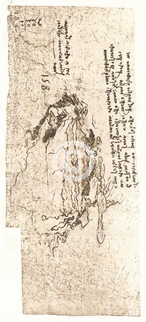 A map representing the Mediterranean Sea, c1472-c1519 (1883). Artist: Leonardo da Vinci.