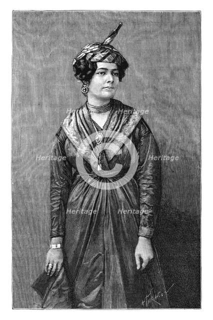 A Martinique creole woman, c1890. Artist: Henri Thiriat