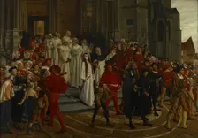 A Martyr Of The 16th Century - Johanna Van Santhoven, 1883. Creator: Willem Geets