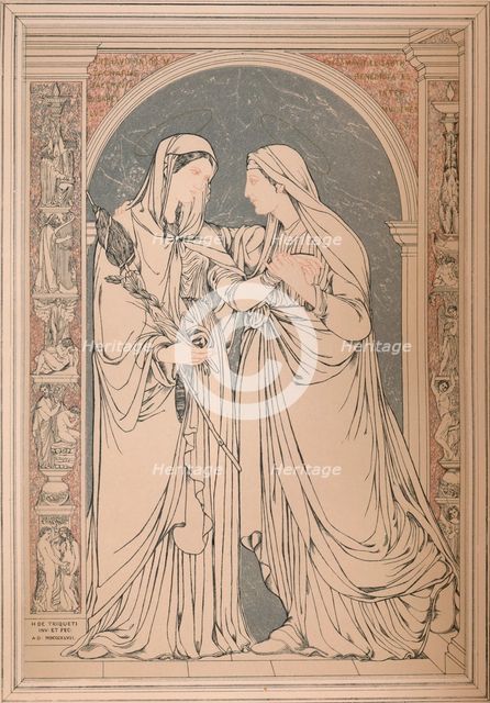 A Marble Mosaic Picture, by The Baron H. De Triqueti, Paris', 1893.  Artist: Robert Dudley.