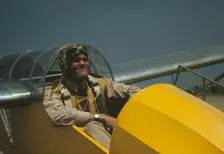 A marine Lieutenant, glider pilot in training at Page Field, Parris Island, S.C., 1942. Creator: Alfred T Palmer