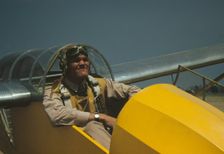 A marine Lieutenant, glider pilot in training at Page Field, Parris Island, S.C., 1942. Creator: Alfred T Palmer