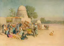 A Market on the Edge of the Desert c1905, (1912). Artist: Walter Frederick Roofe Tyndale