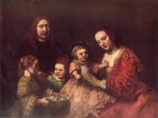 A Married Couple with Three Children c1668-1669, (1967). Creator: Rembrandt Harmensz van Rijn