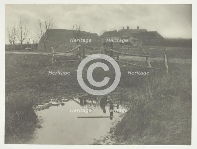 A Marsh Farm, 1886. Creator: Peter Henry Emerson.