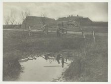 A Marsh Farm, 1886. Creator: Peter Henry Emerson