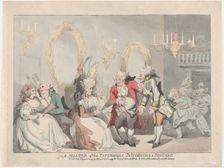 A Master of the Ceremonies Introducing a Partner, November 24, 1795., November 24, 1795. Creator: Thomas Rowlandson