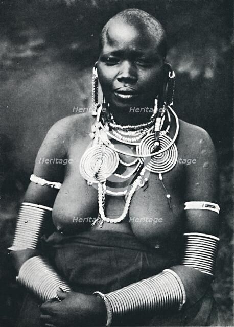 A Masai matron, 1912. Artist: Unknown.