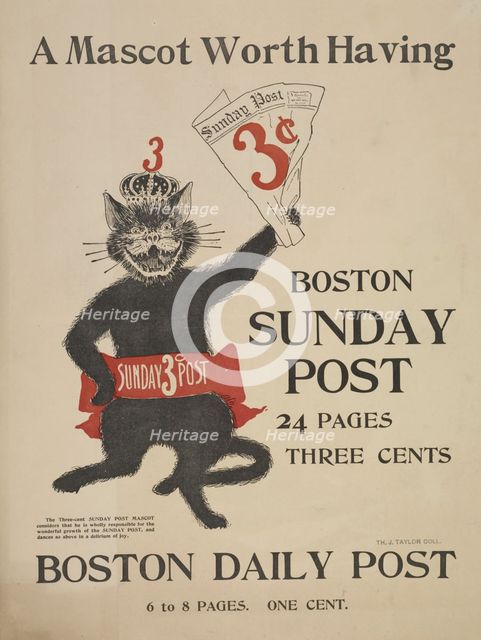 A mascot worth having, c1893 - 1897. Creator: Unknown.