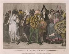 A Masquerade 1795. Creator: Unknown