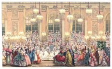 A Masquerade Ball, (1885). Creator: Urrabieta