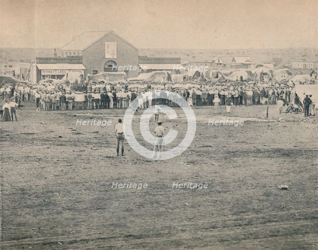 'A Mass Meeting at Bulawayo', c1900. Creator: Unknown.
