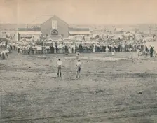 A Mass Meeting at Bulawayo c1900. Creator: Unknown