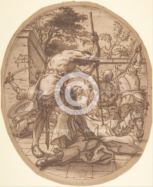 A Massacre, 17th century. Creator: Anon.