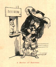 A Matter of Business 1897. Creator: John Leech