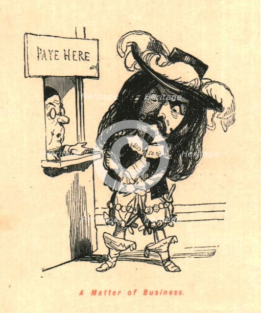 'A Matter of Business', 1897. Creator: John Leech.