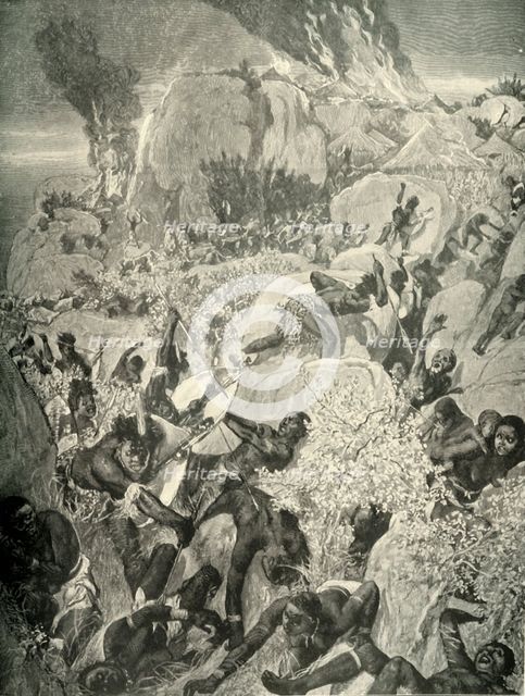 'A Matabele Raid in Mashonaland', 1900. Creator: William Small.