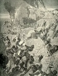 A Matabele Raid in Mashonaland 1900. Creator: William Small