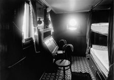A Mate's stateroom, S.S. J.H. Sheadle, between 1906 and 1910. Creator: Unknown