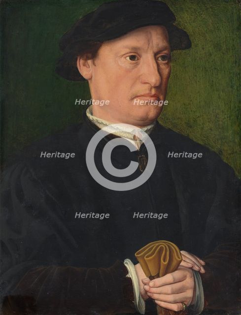 A Member of the de Hondecoeter Family [obverse], 1543. Creator: Antwerp 16th Century.