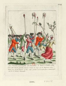 A Memorable Day at Versailles, 1789, 1789. Creator: Anonymous