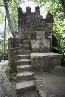 A memorial in the Castelo dos Mouros, Sintra, Portugal, 2009. Artist: Samuel Magal