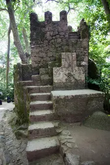 A memorial in the Castelo dos Mouros, Sintra, Portugal, 2009. Creator: Samuel Magal
