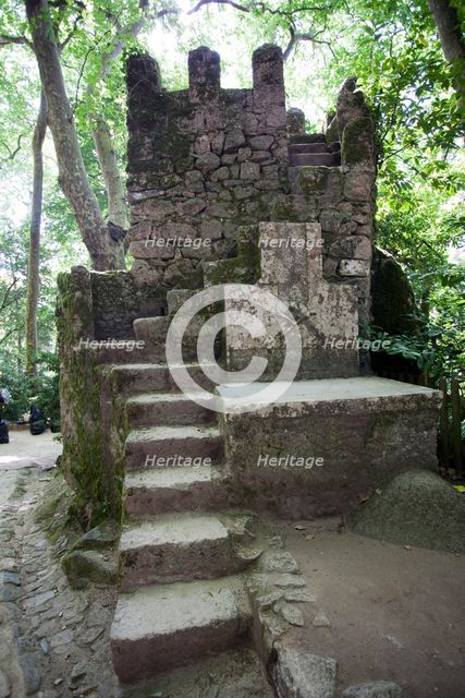 A memorial in the Castelo dos Mouros, Sintra, Portugal, 2009. Creator: Samuel Magal.