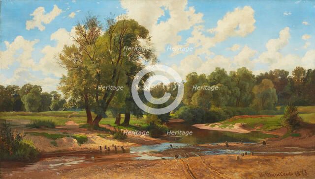 A meadow ford, 1873.