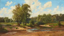 A meadow ford, 1873