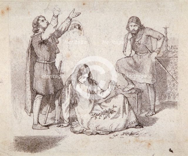 'A Medieval Scene', 19th century. Artist: Fred Walker