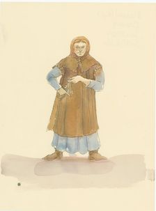 A medieval steward, who was responsible for running the household and estate of a lord, 2004. Creator: Judith Dobie