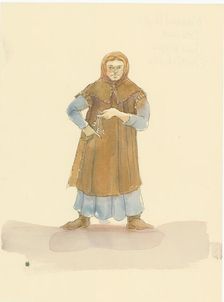 A medieval steward, who was responsible for running the household and estate of a lord, 2004. Creator: Judith Dobie