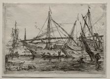 A Mediterranean Harbor, 2nd half 1600s. Creator: Adrian van der Cabel (Dutch, 1631-1705); Nicolas Robert