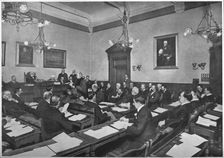 A meeting of Hammersmith Borough Council, c1903 (1903)