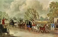 A Meeting of the Four-In-Hand Club, Hyde Park, London c1838, (1947). Creator: John Harris the Younger