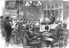 'A Meeting of the Popular Musical Union for the Training and Recreation of the Industrial Classes Creator: Unknown