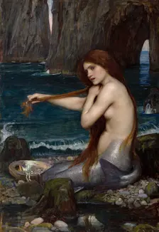A Mermaid, 1900. Creator: John William Waterhouse