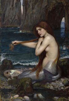 A Mermaid, 1900. Creator: John William Waterhouse