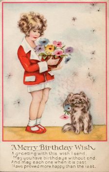 A Merry Birthday Wish, c1932. Creator: Unknown