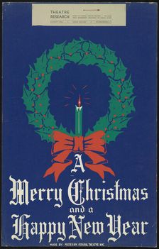 A Merry Christmas and a Happy New Year, [193-]. Creator: Unknown