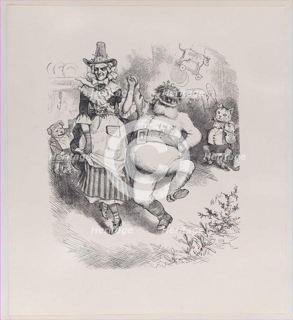 A Merry Christmas, January 3, 1880., January 3, 1880. Creator: Thomas Nast.
