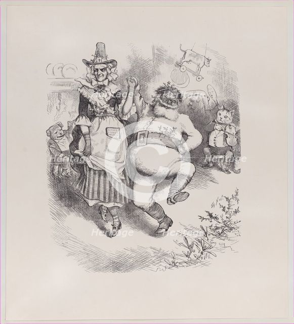 A Merry Christmas, January 3, 1880., January 3, 1880. Creator: Thomas Nast.